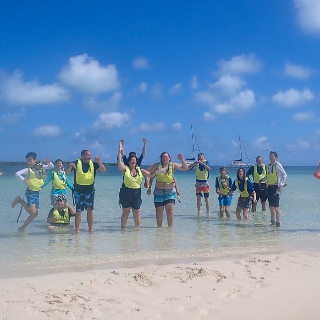 Troop 480 at Tahiti Beach